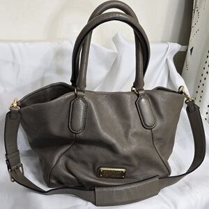 Marc by Marc Jacobs Q Fran Leather Crossbody bag/satchel | Almond Gray